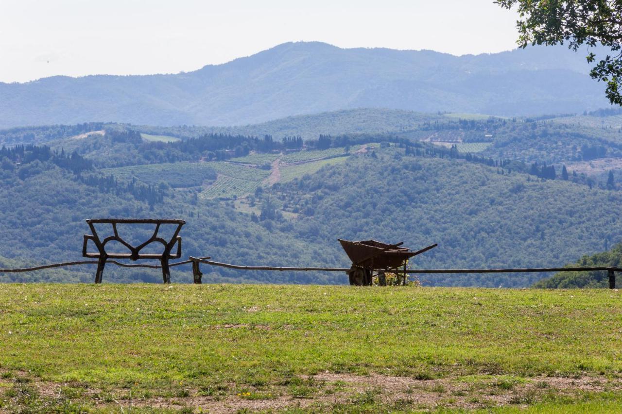 Villa Di Capovento Castellina in Chianti Exteriör bild